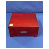 BRADFORD EXCHANGE WOODEN COIN SLAB BOX