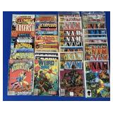 STACK OF MOSTLY 1987 MARVEL COMIC BOOKS: THE NAM,