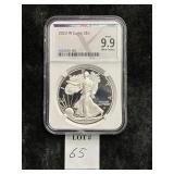 NGC GRADED 9.9 ULTRA CAMEO 2023 W AMERICAN EAGLE