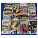 STACK OF MARVEL COMIC BOOKS: CAPTAIN AMERICA &