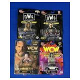 (2) RACING CHAMPIONS NWO DIE CAST CARS & (2) WCW