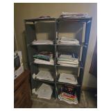CANVAS SHELVING UNIT WITH TEACHER