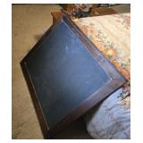 WOODEN WALL CHALK BOARD APPROX 40.5" X 3" X 34"