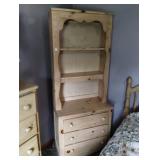 FARMSTYLE HUTCH WITH DRAWERS APPROX 30" X 10" X 76