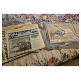 1977 JOHNSTOWN FLOOD NEWSPAPER & MEMORABILIA