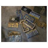 ASSORTED LICENSE PLATES: PENNSYLVANIA 1958, 1967,