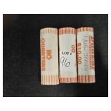 (3) SEALED ROLLS OF STATE QUARTERS: KENTUCKY,