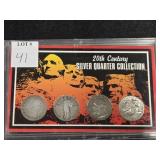 20TH CENTURY SILVER QUARTER COLLECTION