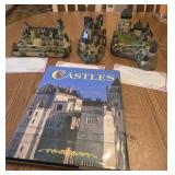 (3) DANBURY MINT CASTLES WITH CERTIFICATE OF