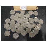 FULL ROLL DATED BUFFALO NICKELS MIXED YEARS