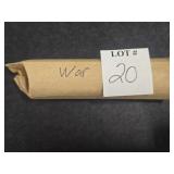 FULL ROLL WAR NICKELS MIXED YEARS