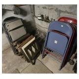 METAL FOLDING CHAIRS & WOODEN STADIUM STYLE SEATS