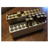 LOOSE 30-06 SHELLS (WINCHESTER/SPRINGFIELD) & BALL