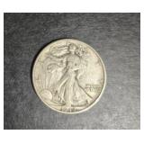 1942 WALKING LIBERTY HALF DOLLAR