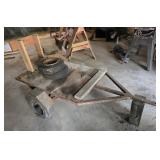 THREE POINT HITCH PLATFORM WITH EXTRA WHEELS
