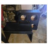 SPEAKER BOX AND WOODEN STAND