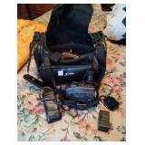 PANASONIC X20 DIGITAL ZOOM RECORDER, BAG AND