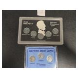 WARTIME STEEL CENTS & EMERGENCY ISSUE COINS