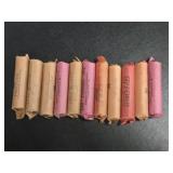 (11) ROLLS OF UNSEARCHED WHEAT PENNIES
