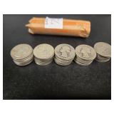 FULL ROLL WASHINGTON SILVER QUARTERS MIXED YEARS