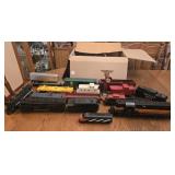 ASSORTED TRAINS AND ENGINES (SOME ARE DAMAGED, SEE