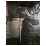 10 ASSORTED CAR TIRES (ALL USED)
