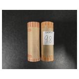 (2) SEALED ROLLS STATE QUARTERS: IOWA & NEW MEXICO