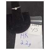 2.2G 14K GOLD ENGAGEMENT RING