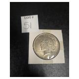 1923 US PEACE DOLLAR