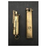 CASABLANCA BRASS LIGHTER & UNMARKED LIGHTER