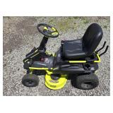 RYOBI RM300e ELECTRIC RIDING MOWER 30' DECK 27.4 H