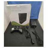 XBOX 360 WITH 1 CONTROLLER AND POWER CORD