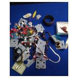 ASSORTED COSTUME JEWELRY: REGALIA, BANGLE BRACELET