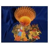 HONEY COMB BEISTLE TURKEY & DIE CUT DECORATIONS