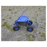 TRACTOR STYLE GARDEN SEAT ON WHEELS
