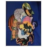 HALLOWEEN TREAT BAGS, DIE CUT WINDOW DECORATIONS: