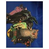 DIE CUT HALLOWEEN DECORATIONS: H. E. LUHRE OWL,