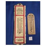 METAL THERMOMETERS: JOYCE'S RESTAURANT (13') &