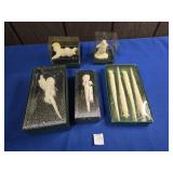 (5) DEPARTMENT 56 SNOW BABIES ORNAMENTS
