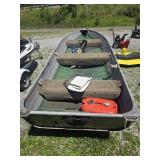 1975 SEA NYMPH 14 FT BOAT WITH 1970 TRAILER