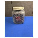 KUHN KOFFEE HOUSE INC. JAR WITH COFFEE BEANS