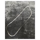 8.67G .925 STERLING SILVER ITALY MARKED NECKLACE