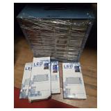 (4) 50W LED BLACK LIGHTS, HARDWARE ORGANIZER WITH