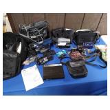 MEADE BINOCULAR/DIGITAL CAMERA, JVC DVD BURNER,