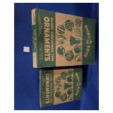 (24) VINTAGE SHINY BRITE GLASS CHRISTMAS ORNAMENTS