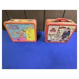 (2) METAL LUNCH PAILS: 1975 THERMOS KONG PHOOEY
