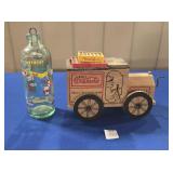 1961 MIAMI BEACH COCA-COLA BOTTLE & WOODEN MUSIC