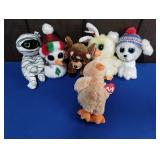 (6) TY BEANIE BABIES