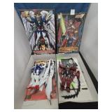 (2) 1/100 SCALE BAN DAI ACTION FIGURE MODEL KITS