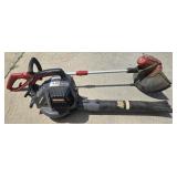 CRAFTSMAN ELECTRIC GRASS TRIMMER & GAS POWERED